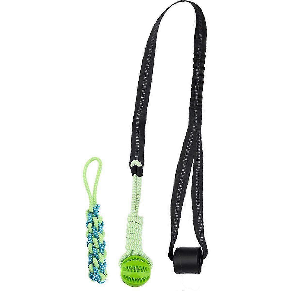 Hanging Tree Tug Toy,Bungee Dog Toy, Interactive Tether Tug Toy with 3Pcs,Exercise Play Rope, for Small/Medium Dogs