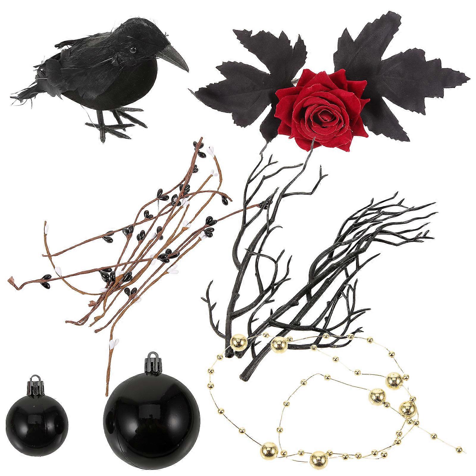 Halloween Table Decorations Artificial Centerpiece for Home 4 Boxes