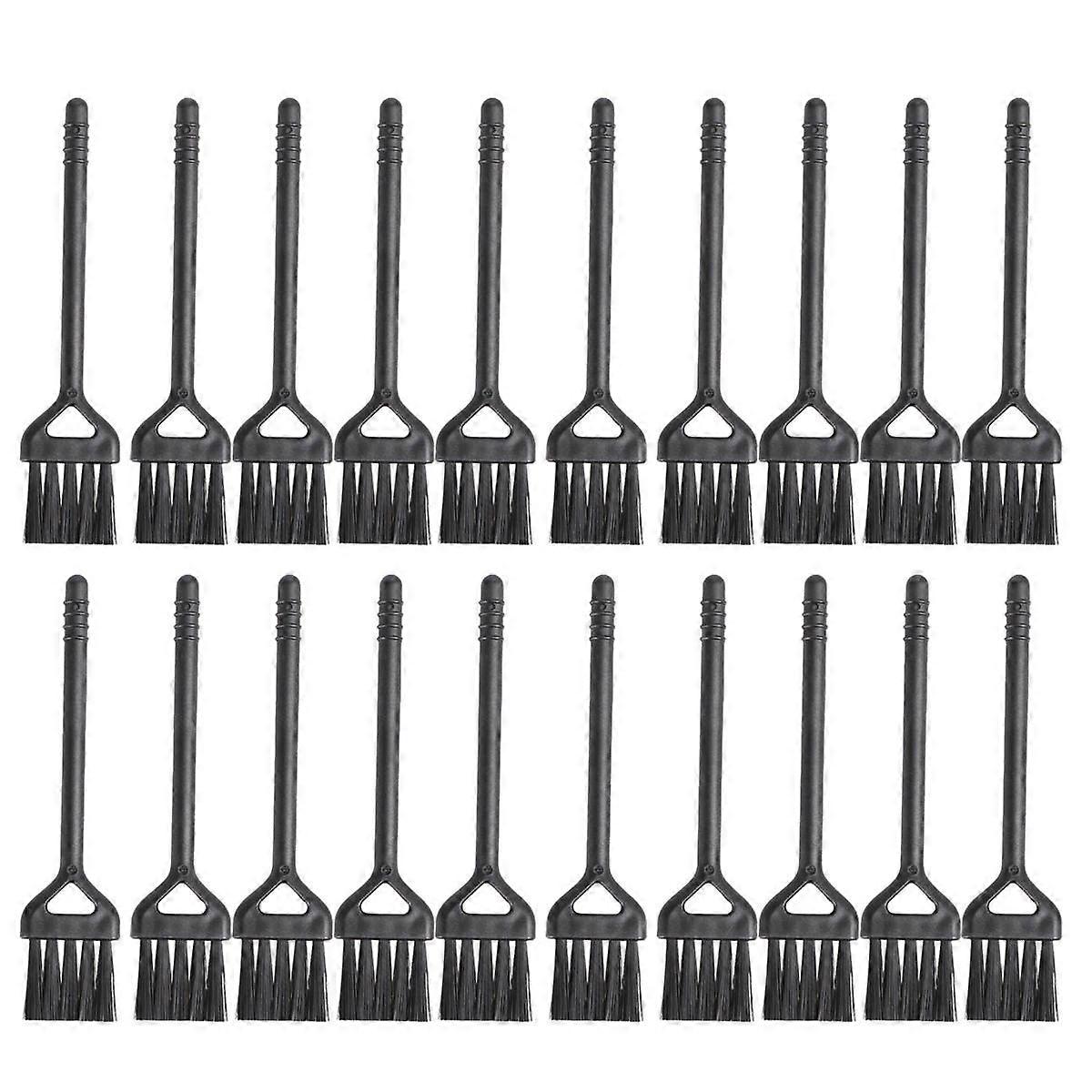 Multifunctional Small Cleaning Brush for Keyboard Paint 40Pcs Black Set