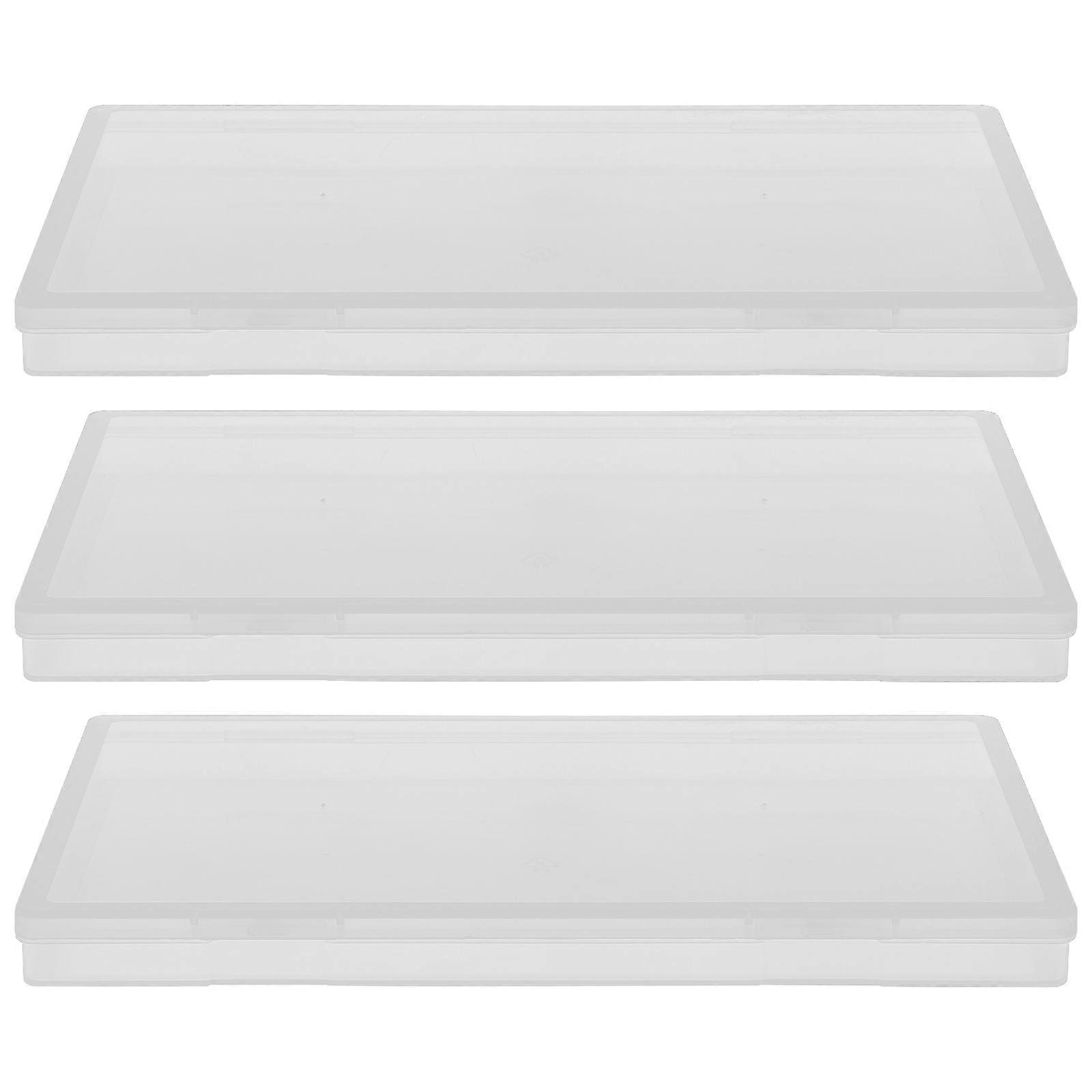 Portable Tool Storage Box Organization For DIY Enthusiasts 8.65X6.09X0.79in Transparent Material 6Pcs