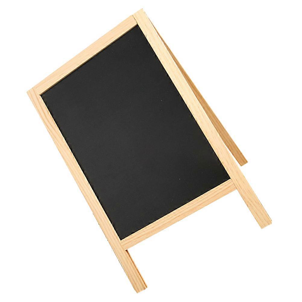 Double-Sided Mini Wooden Chalkboard for Display Board Use 2Pcs Set