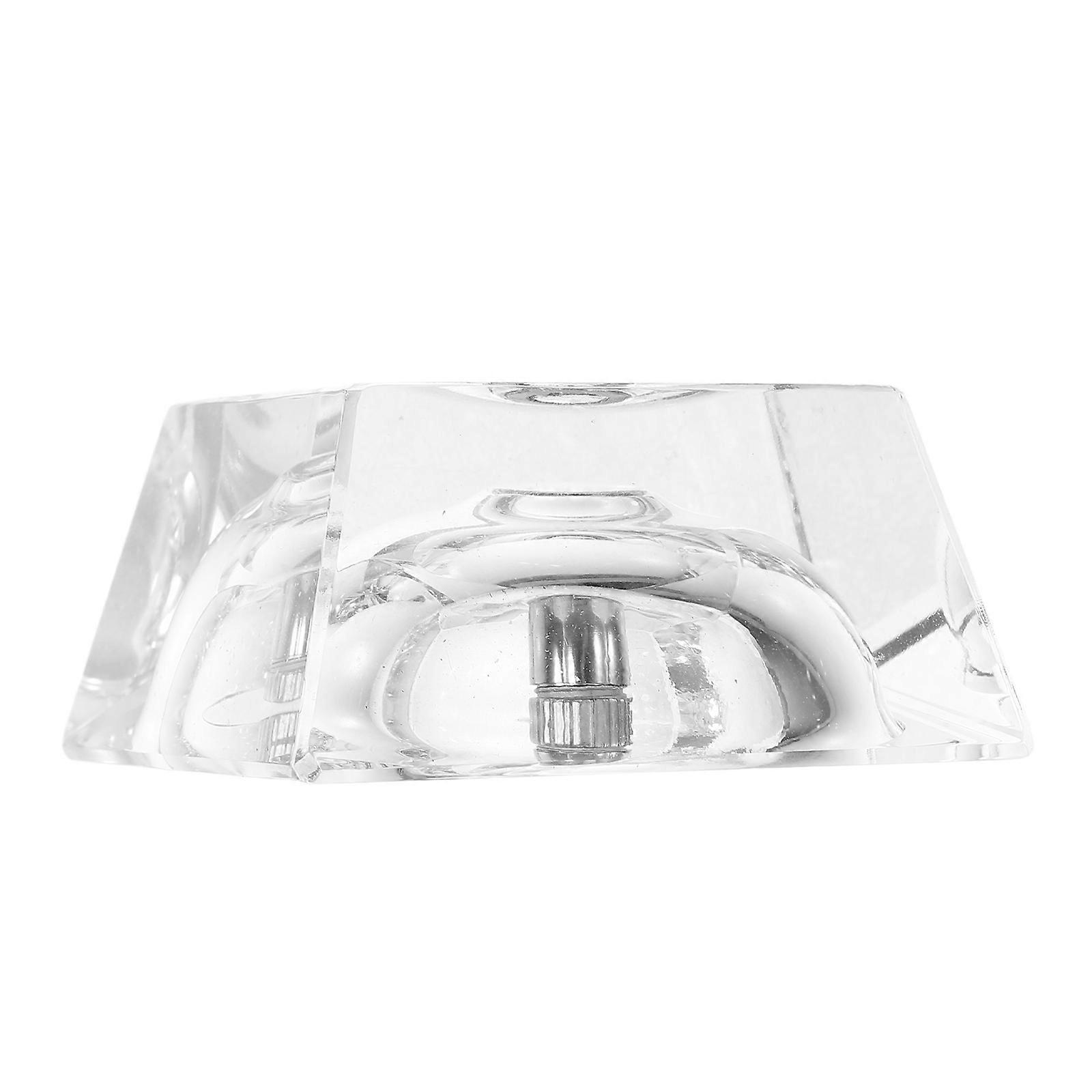 Transparent Crystal Ball Stand for Stable Display 2Pcs Sphere Holders