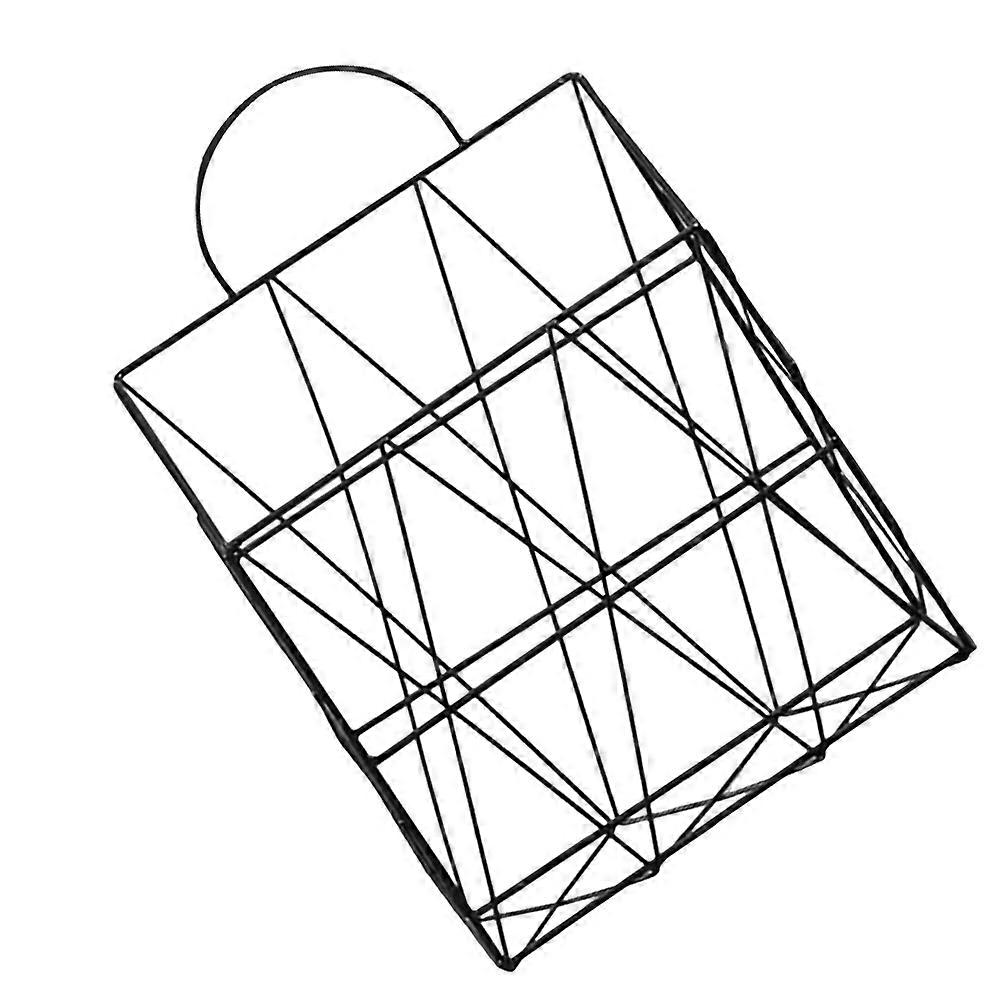 Wall Mounted Hanging File Rack for Books Organizer Multi Color