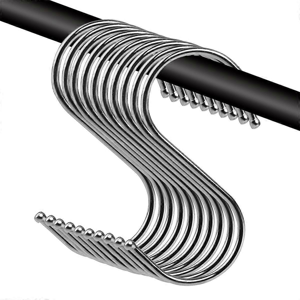 Stainless Steel Hook for Hanging Belts 2Pcs Silver