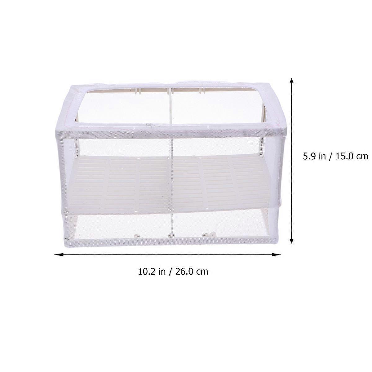 Fish Breeder Net Fry Hatchery Incubator with Suction Cup for Aquarium 2Pcs