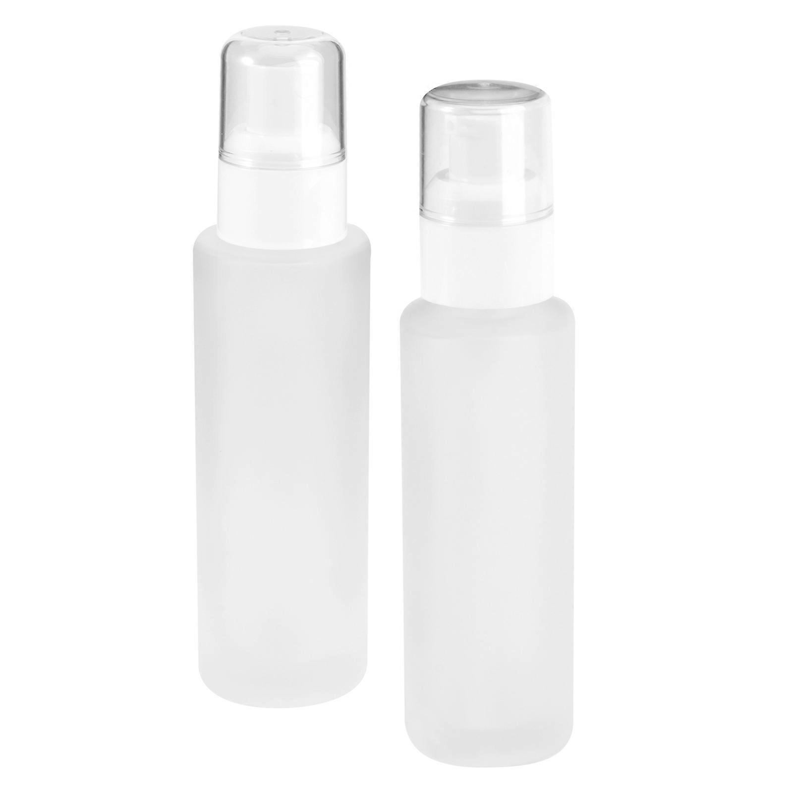 Toner Bottles Cosmetics Bottle for Traveling 4Pcs 60ml White Travel Bottles