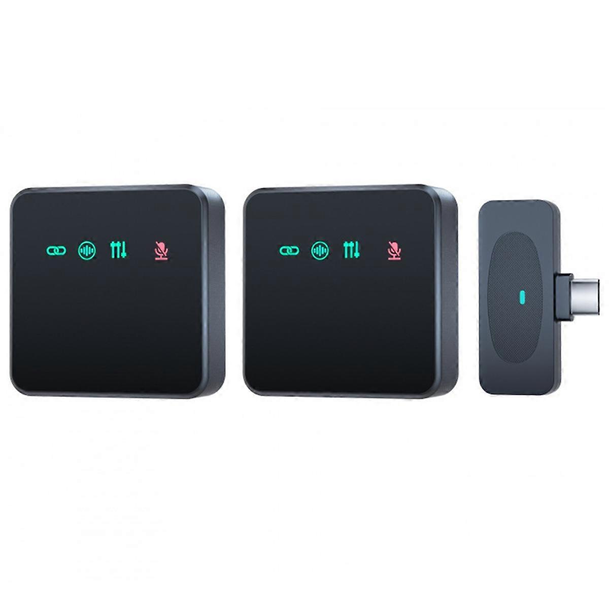 Wireless Lavalier Microphone One to two Type-c with Noise Reduction