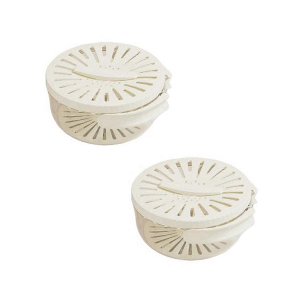 Fruit and Vegetable Washing Bowl, Detachable Design,Draining Bowl, Colander Strainer Bowl with Foldable Handles,2PCS,A