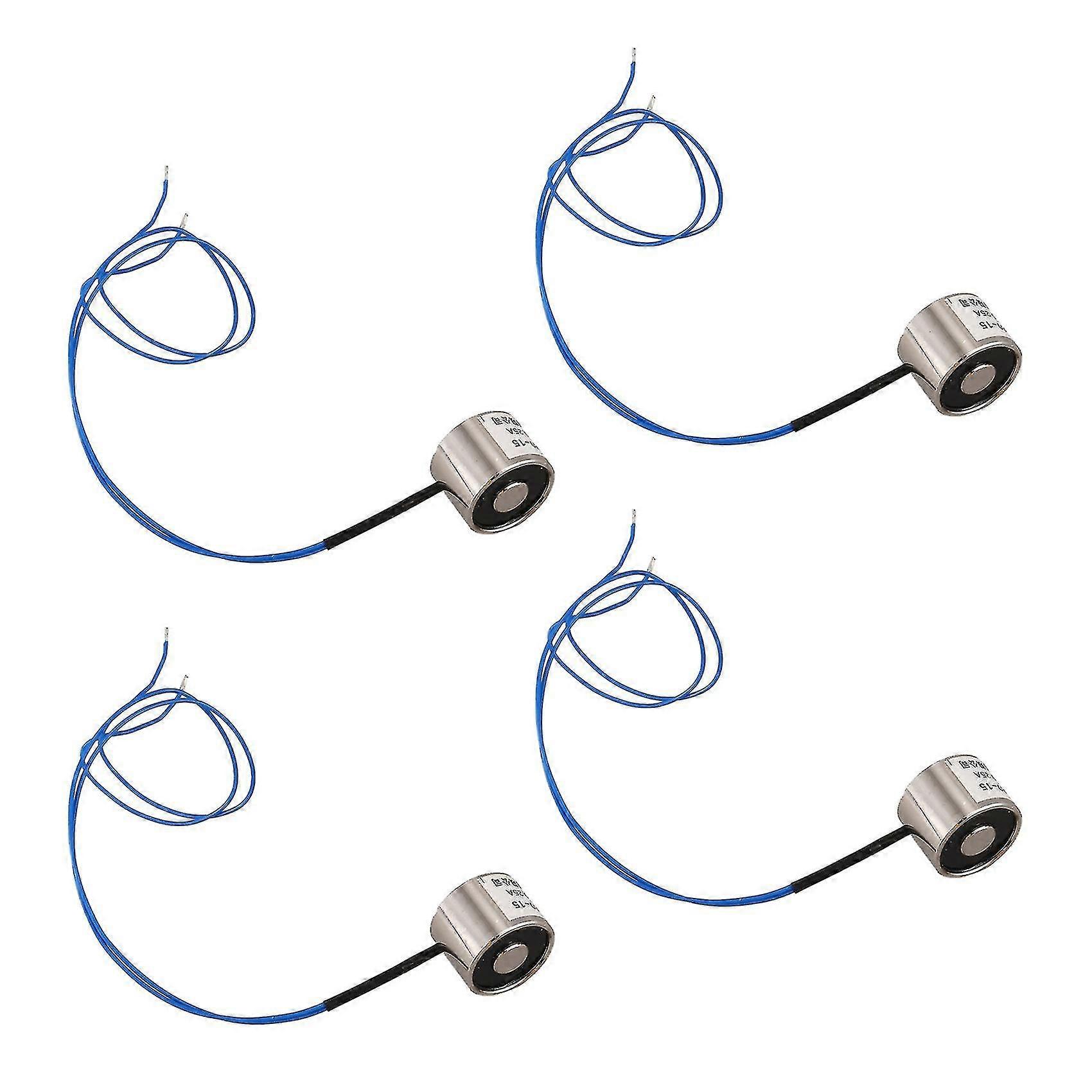 4x امتص مغناطيس الرفع الكهربائي المغناطيس الكهربائي 12vdc 2.5 كجم 5.5 رطل 20x15 مم