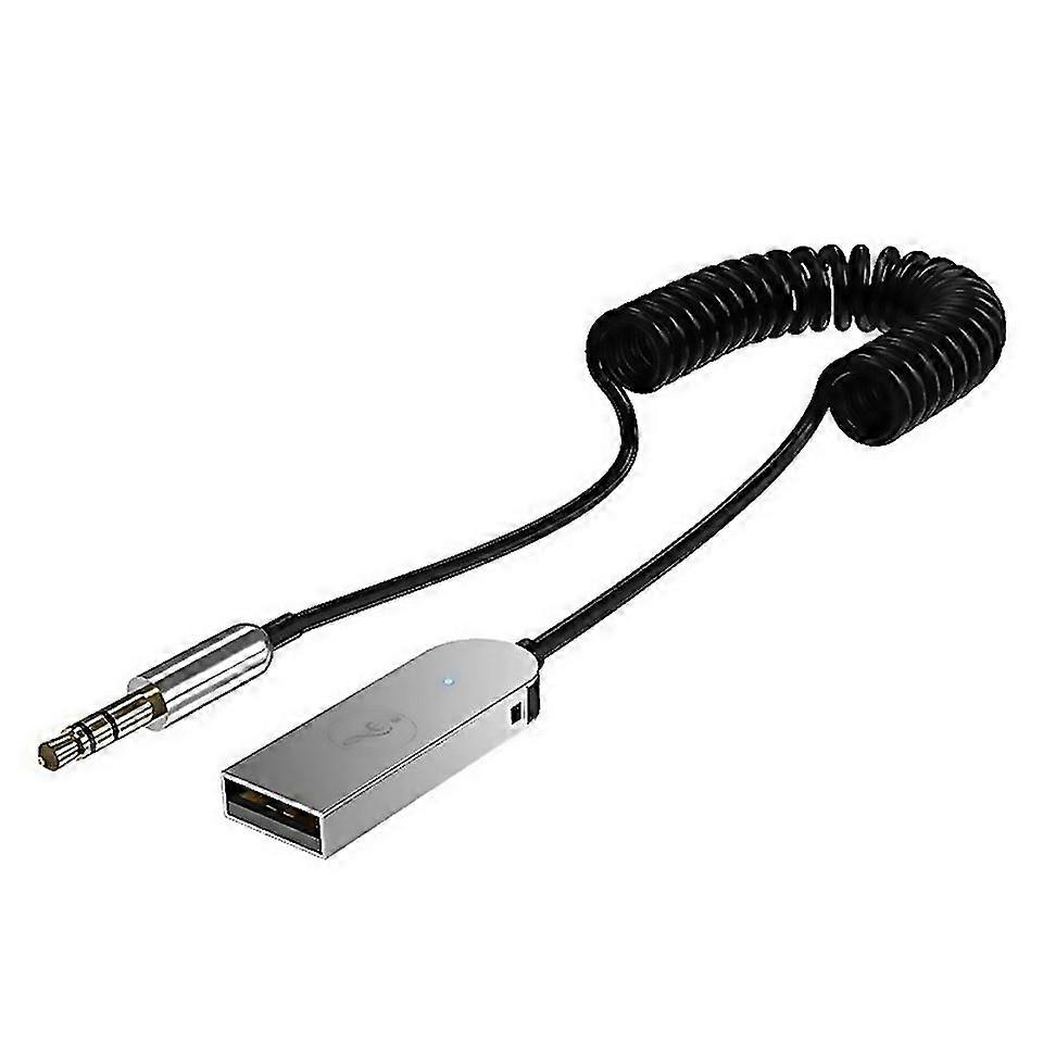 For Aux Car Bluetooth Receiver Adapter 35mm Audio Receiver Bluetooth 50 Adapter