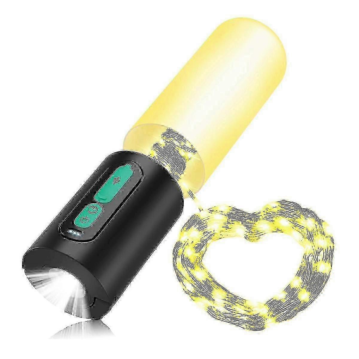 Electric Chain Lantern with LED Light for Hikers and Fishers - 10m Chain & 4000mAh Battery Capacity2025