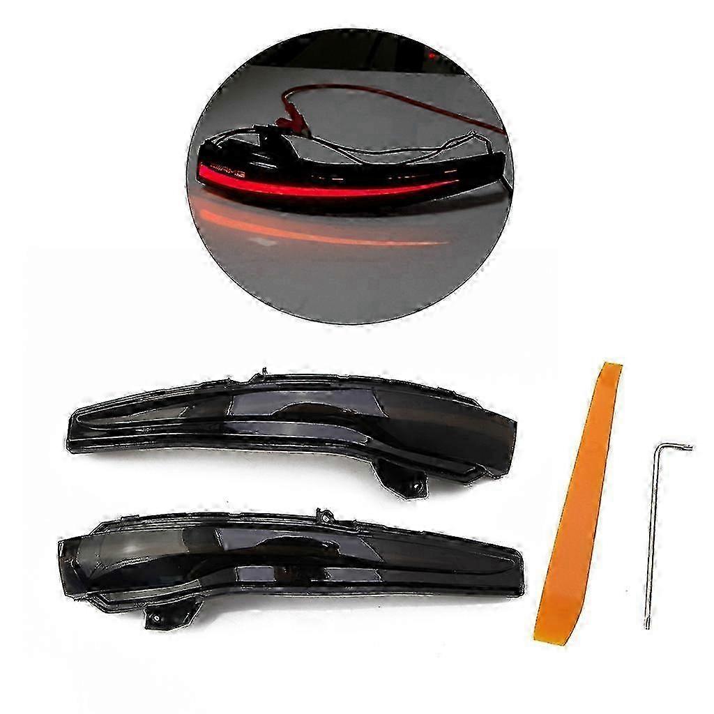 LED Dynamic Blinking Indicator Light with Flowing Water Pattern for Mercedes-Benz GLC Class