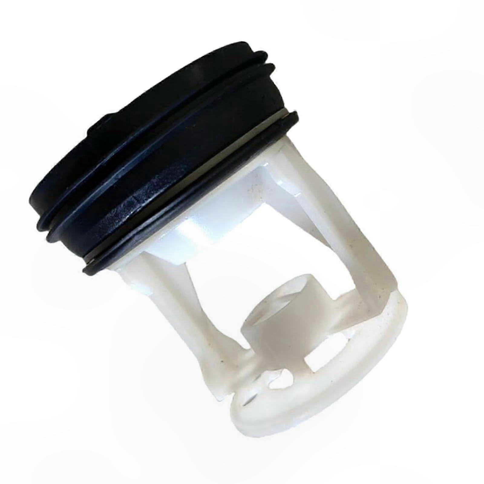 Drain Pump Plug for Washing Machine, 2025 Spare Part with Single Slot and 3 Small Holes, Compatible with Various Models