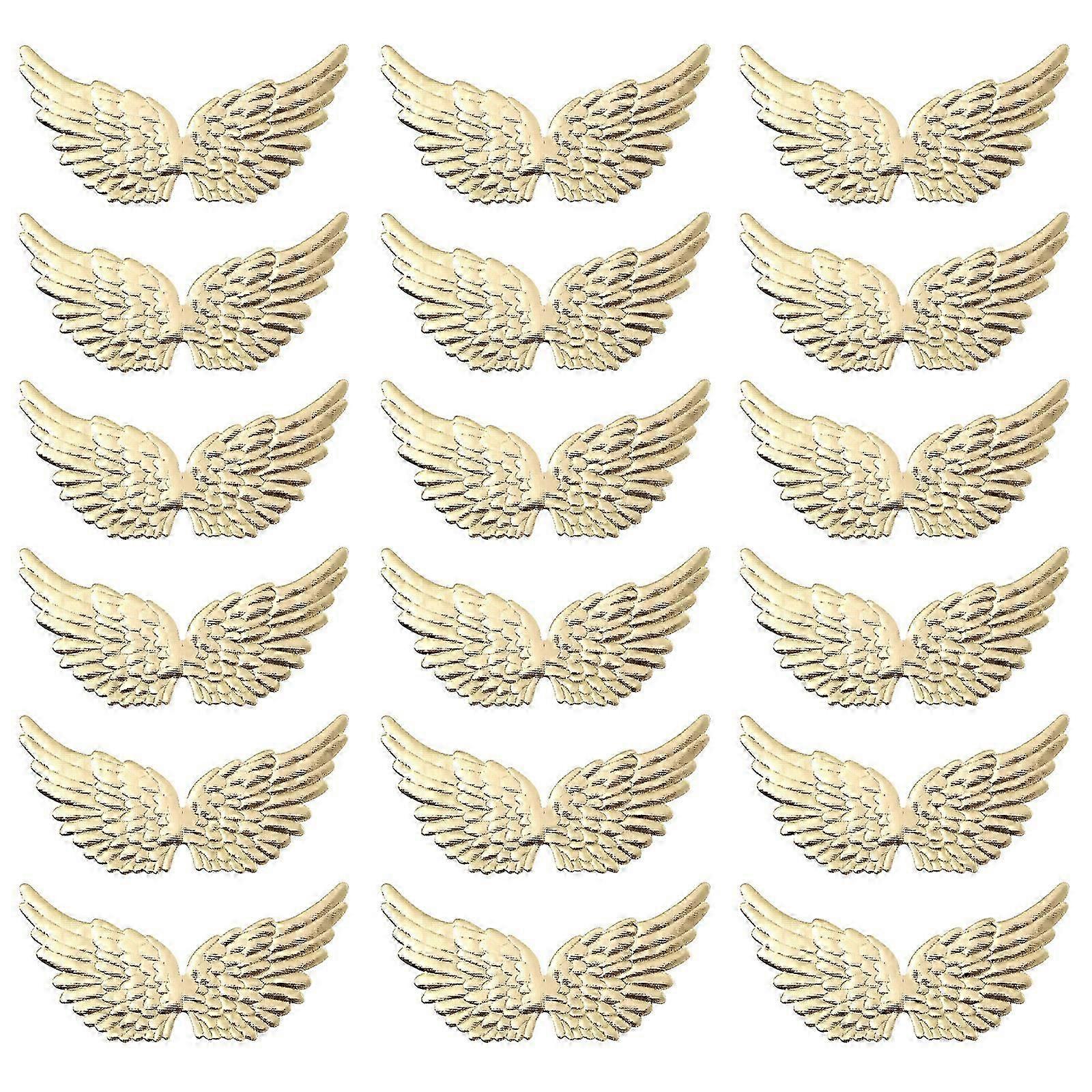 18pcs Angel Wing Shape Clothes Decors Christmas Decorations DIY Accessory