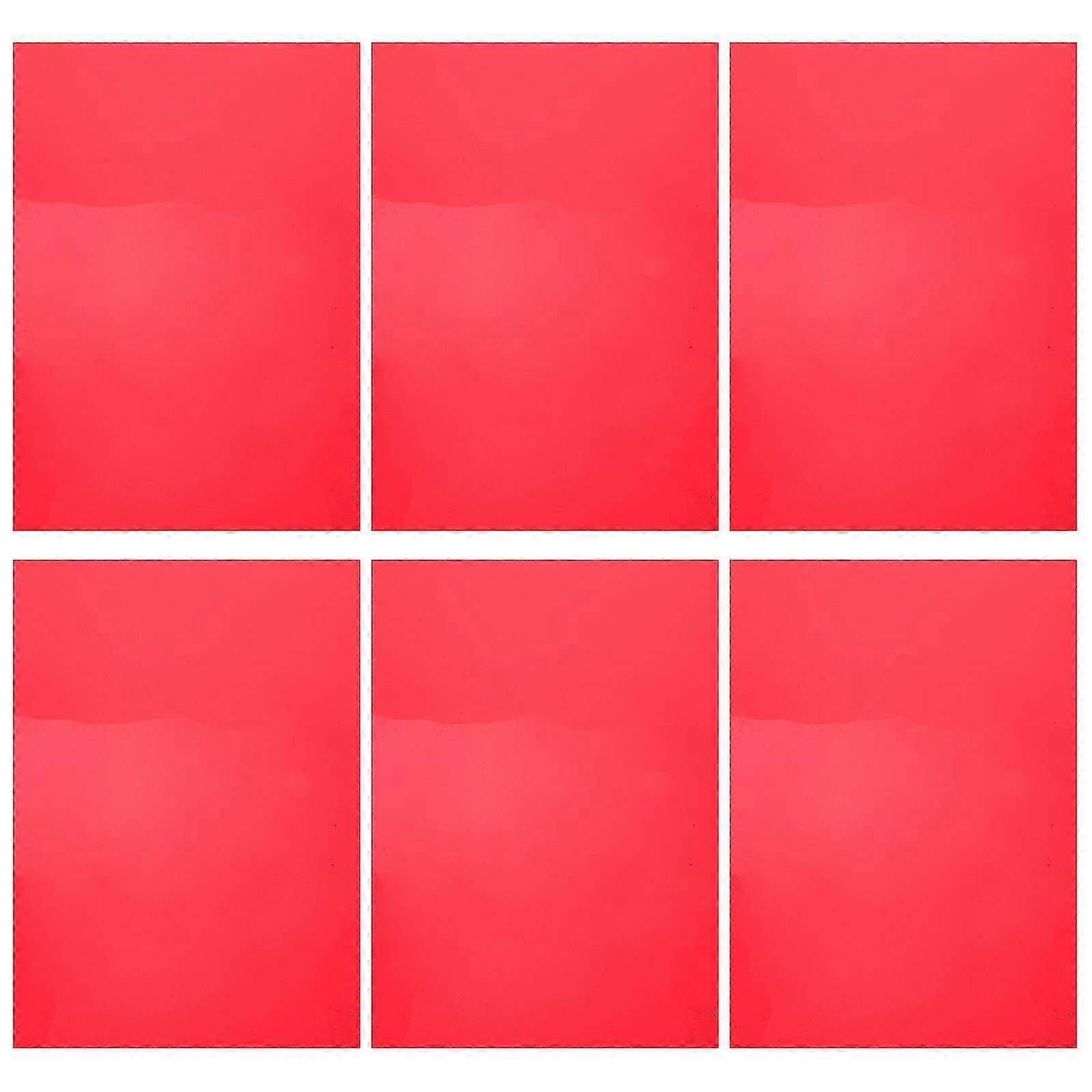 Photography Light Diffuser Sheet Red 12Pcs Colored Light Gels