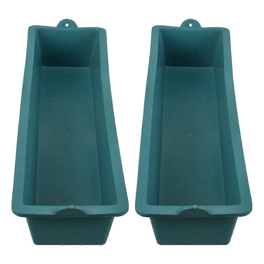 2stk avl trug foderpotte plast kæledyrsfoder kylling foderautomat parakit bur foderautomat fuglefoder til kylling husdyr