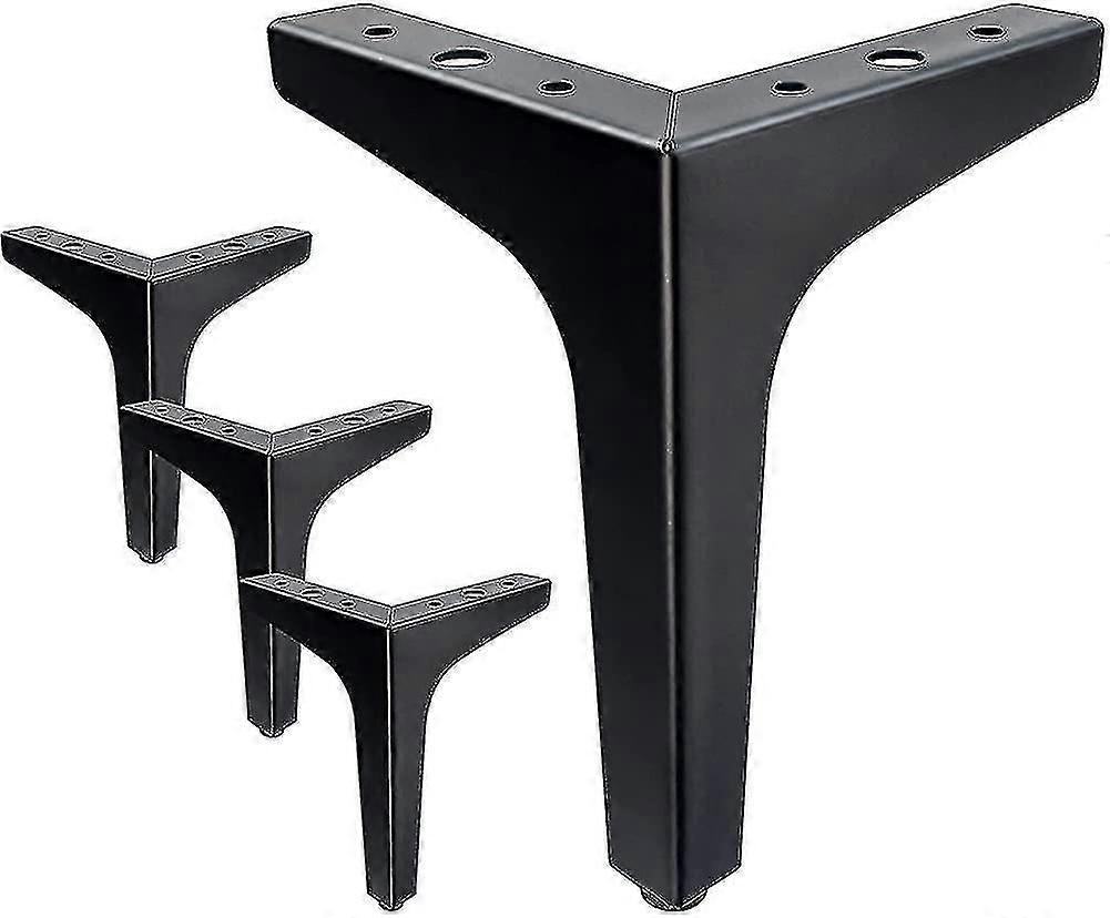 Pernas móveis de 6 polegadas, pés de móveis de estilo moderno, sofá cromado polido de metal