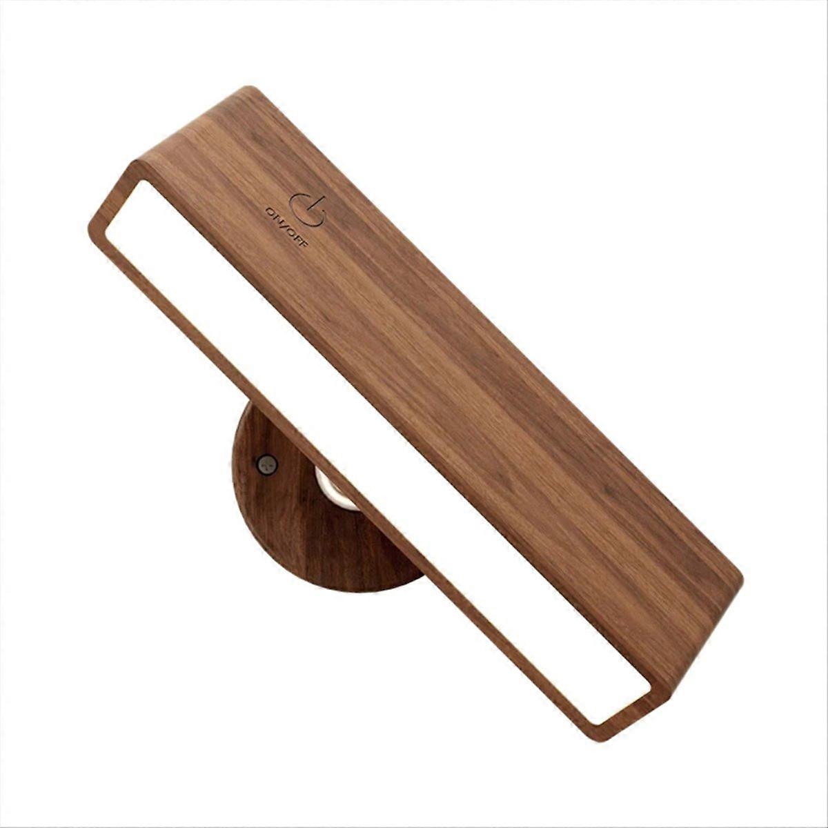 Rechargeable Bedroom Wall Light Dimmable Wood Wall Light