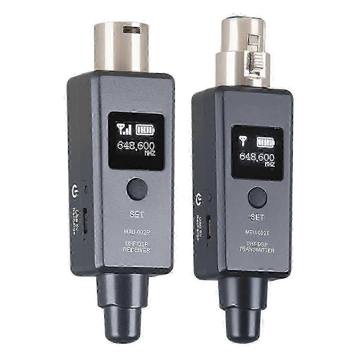 Microphone Wireless System Micphone Wireless Transmitter UHF Transmitter Receiver Mi Line for Dynami