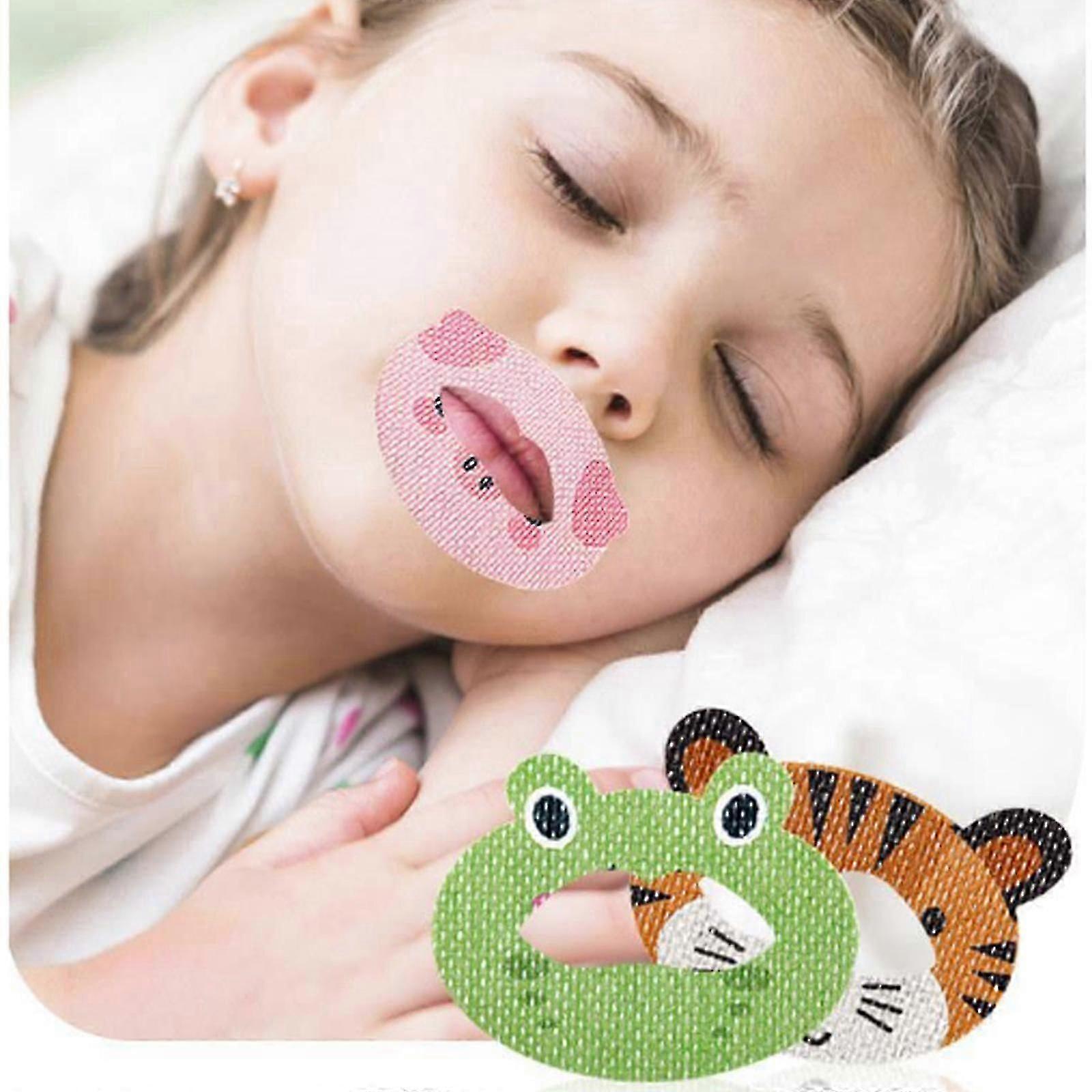 Bandes adhésives buccales pour enfants contre le ronflement, bandelettes de sommeil douces pour une meilleure respiration nasale, aide anti-ronflement pour un sommeil amélioré, 60 pièces