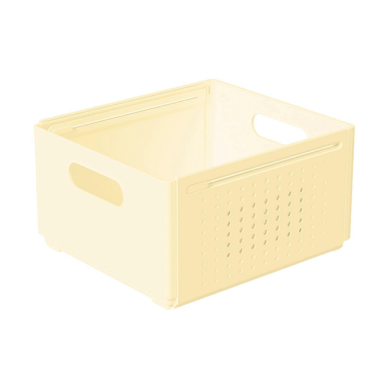 Multiple Scenario Adjustable Depth Drawer Organizers for Tidying Living Space  L Creamy