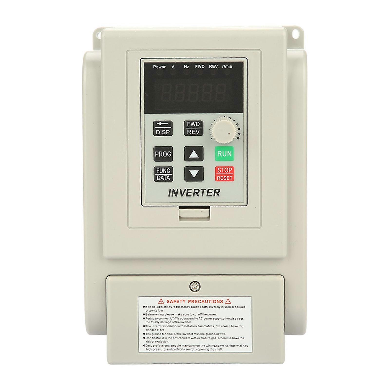 220VAC Single Phase Variable Frequency Drive VFD Speed Controller for 3 Phase 2.2kW AC Motor