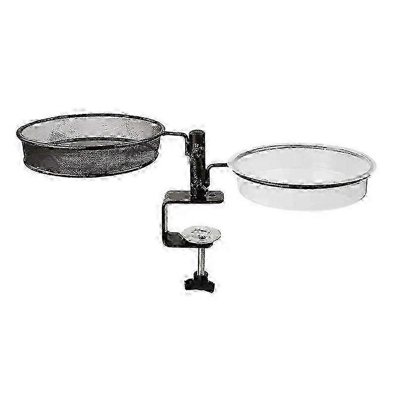 Bird Feeder - 2-In-1 Bird Bath and Feeder with Balcony Bracket for Outdoor Garden, Lawn, Balcony, and Patio