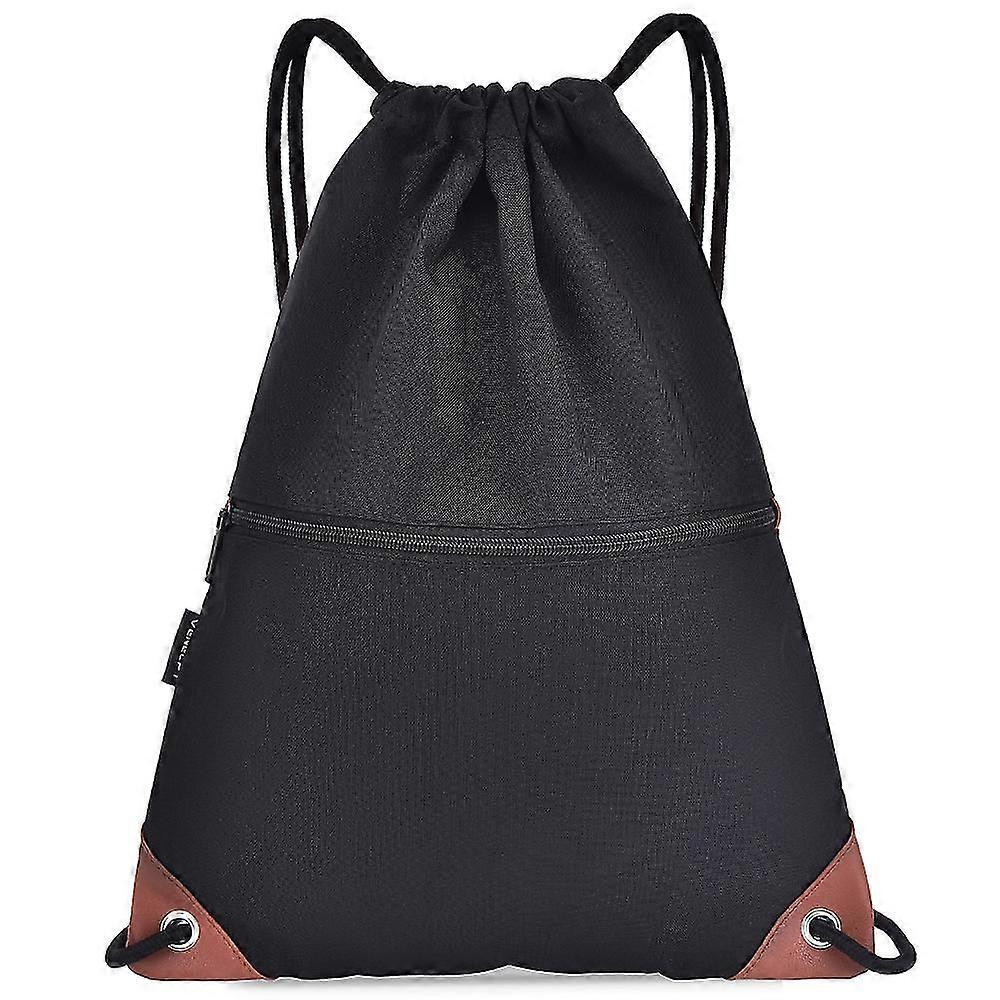 Gym Sack Drawstring Backpack Water-resistant Drawstring Bucket Bag