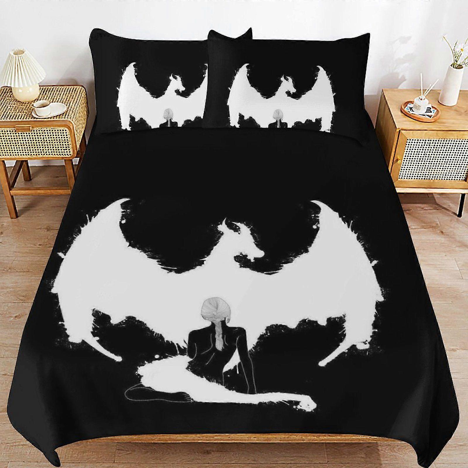 u148 Game of Thrones Streamlined Finish Soft Texture Durable Composition Zipper Side Duvet Cover Sets Night Use n148