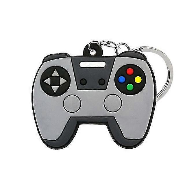 Machine de jeu Porte-clés et porte-clés Mignon Gamepad Pvc Joystick Key Chain Bag Car Hanging Ornaments #091