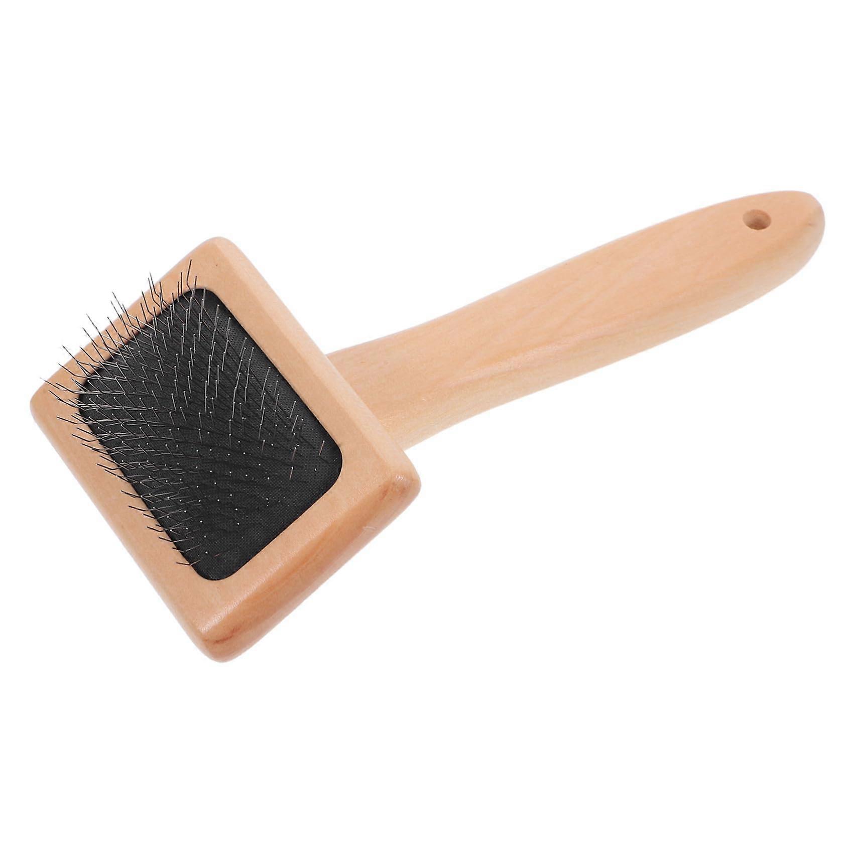 Wooden Wool Hand Carders With Iron Wire Brushes For Spinning, Felting, And Blending Roving Yarn