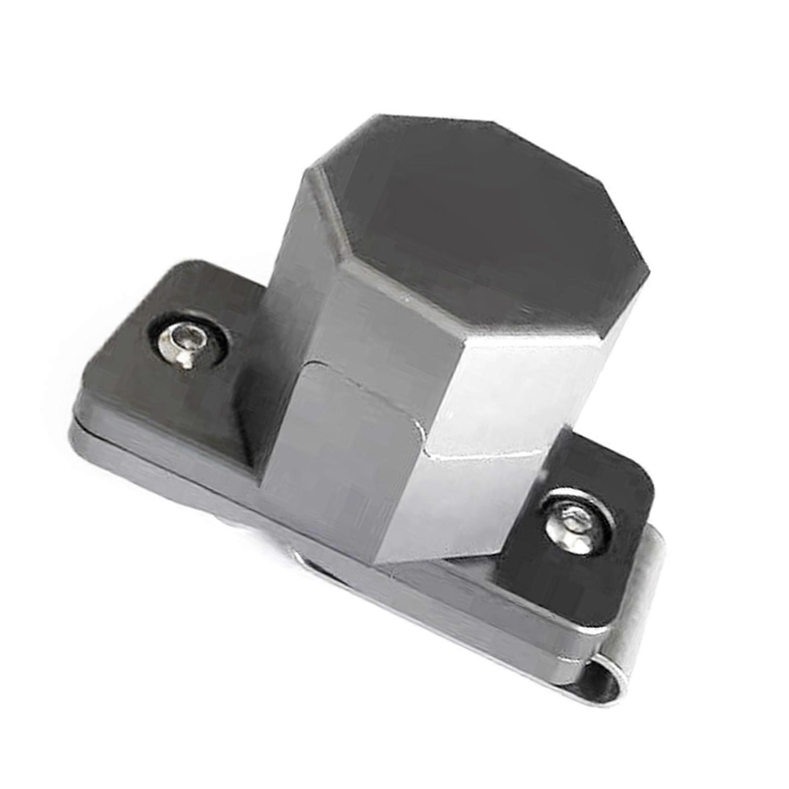 מגנטי גירי ביליארד מארז קופסא עם קבוע קליפ בריכה גירים מחזיק ביליארד גירים מקרה בריכה סנוקר ספורט אביזרים כסף אפור