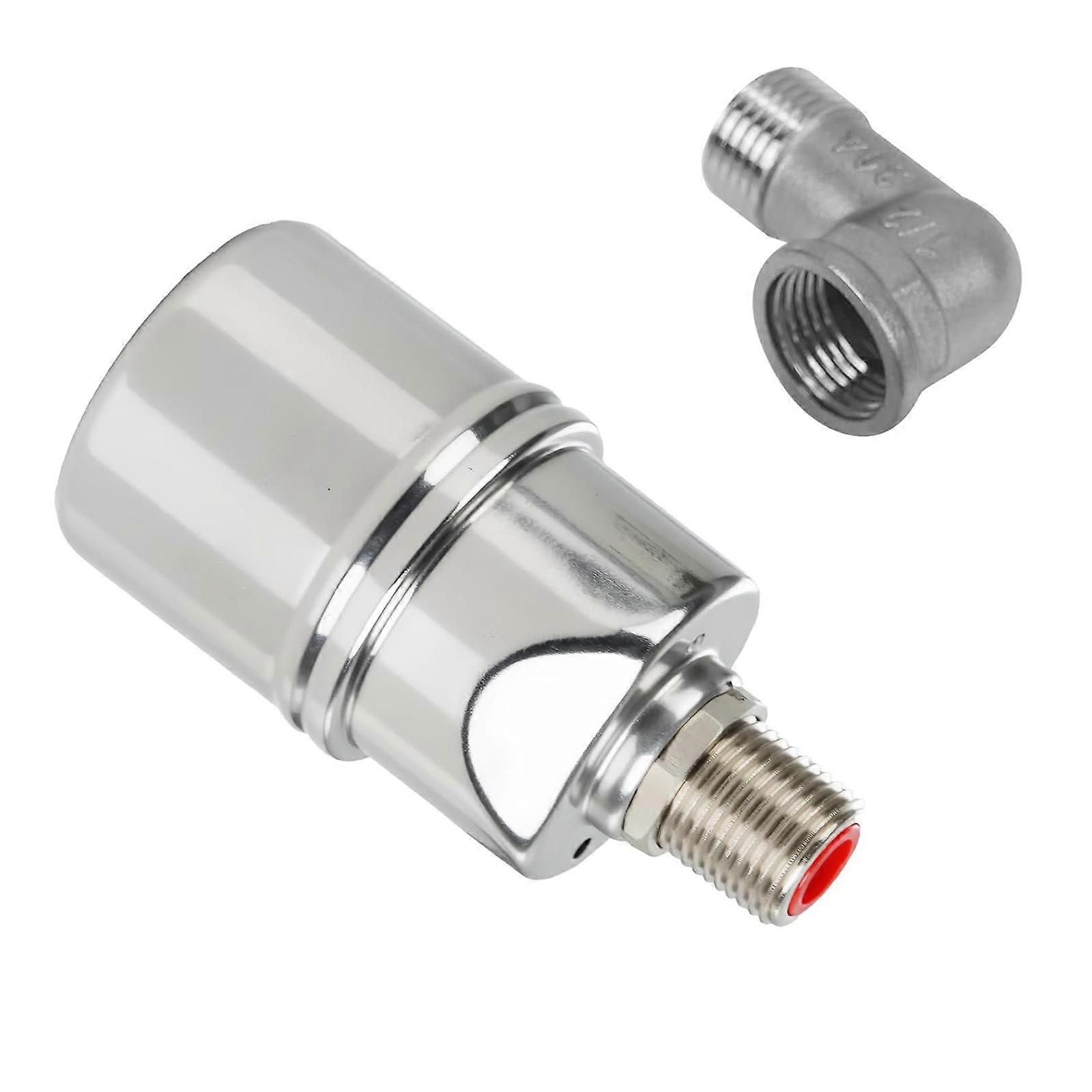 Strong Automatic Water Shutoff Valves Kit with Steel Construction And Elbow Adapter Upgrades for Multiple Application Multicolor