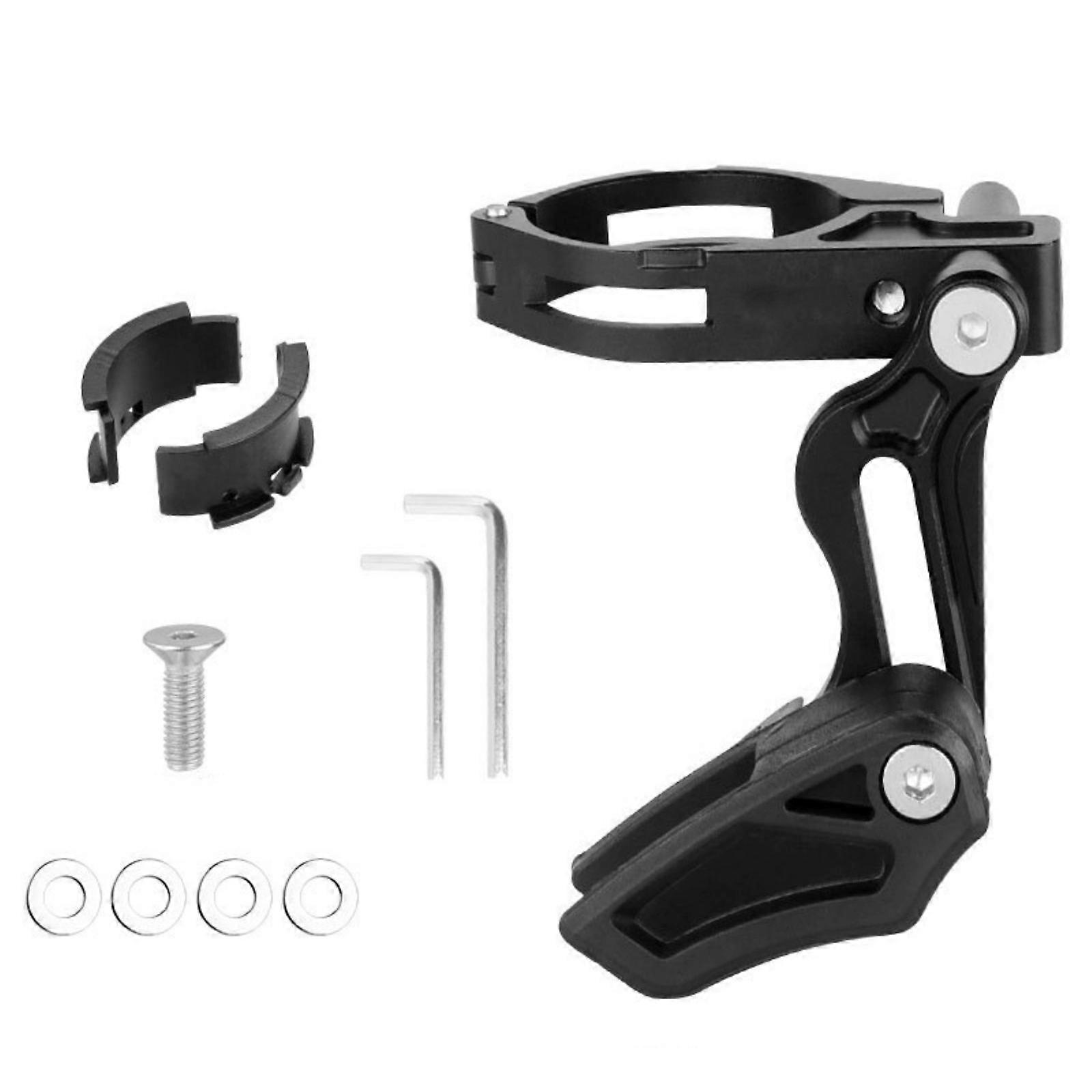 Single Disc Chain Guide Mountain Bike Chain Drop Catcher Guard Chain Frame Protector for Most Road Mountain Bikes Multicolor