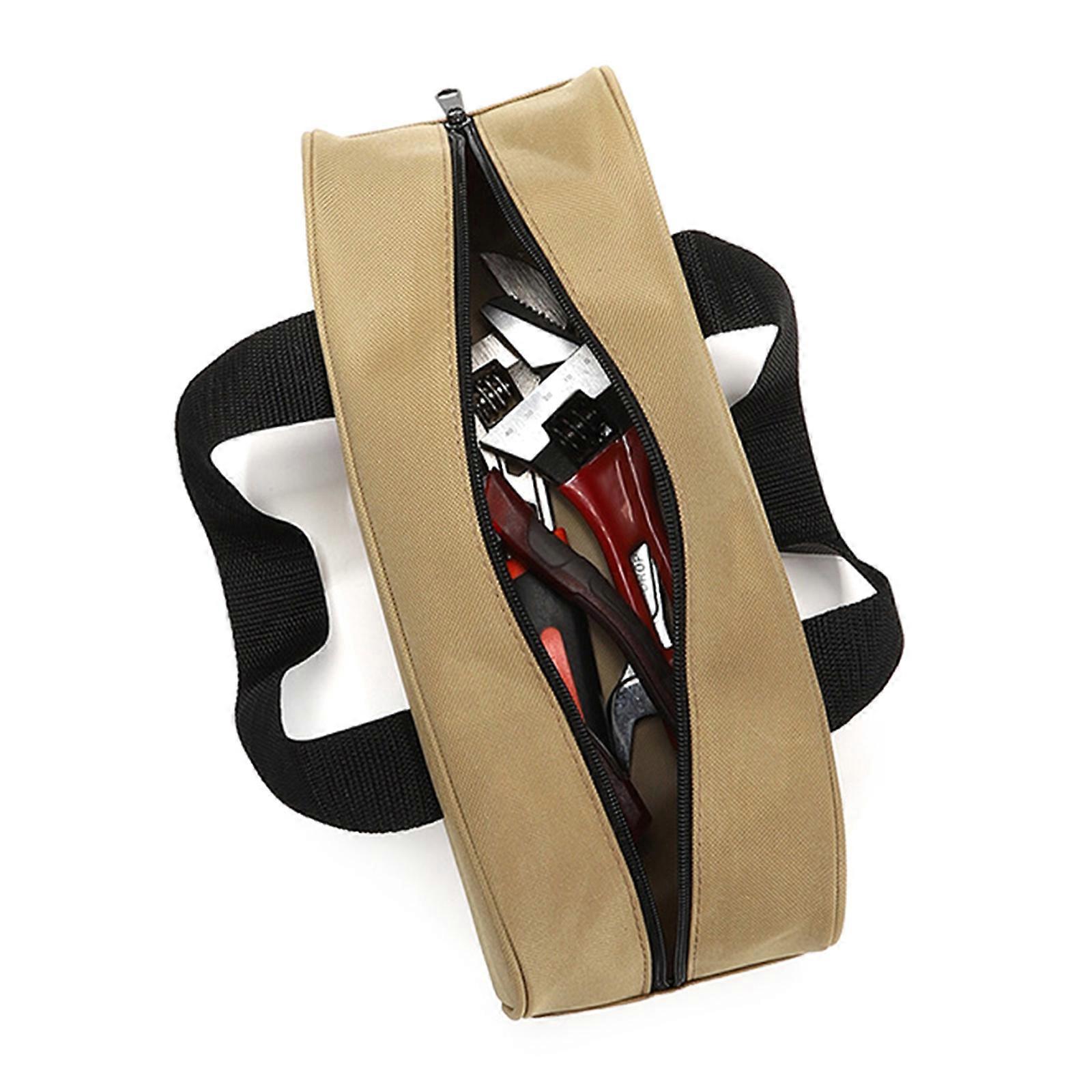 Tall Capacity Workshop Planner Permanent University Fabric Against Deformation Structure For Automotive Repair Woodworking Electrical Toolkits  khaki