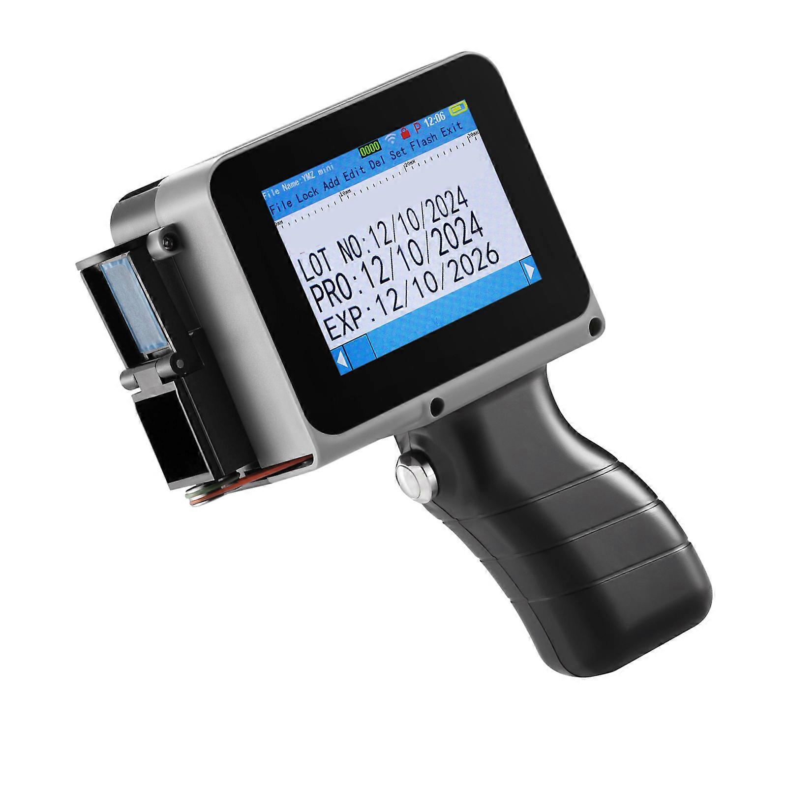 MultiMaterial Coding Device Handheld Inkjet Printer For Industrial Packaging Beverage Cans And Textured Surfaces Multicolor