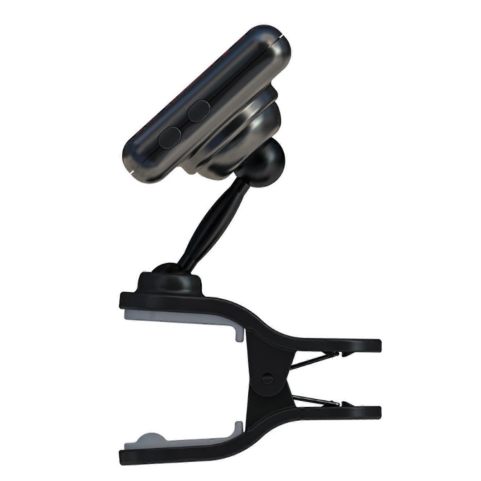 USB-oppladbar tuner klips-på-tuner LCD-fargeskjerm gitarstemmer gitartilbehør digital tuner egnet for gitar flerfarget