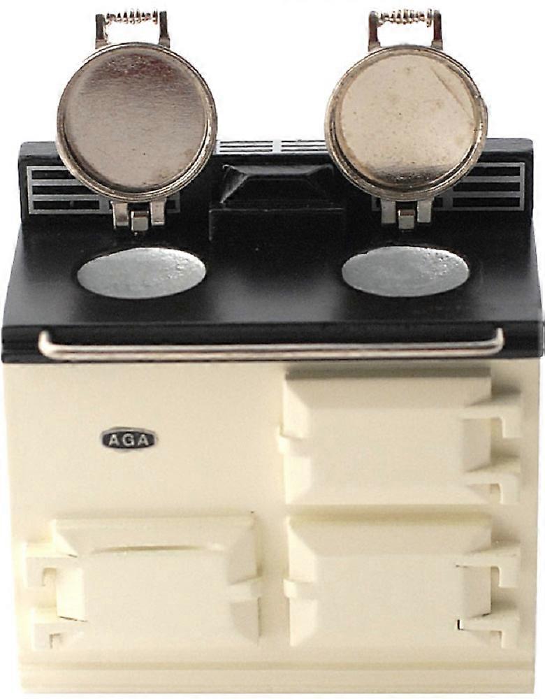 بيت الدمى 3 فرن كريم آغا موقد طباخ مصغرة Reutter أثاث المطبخ