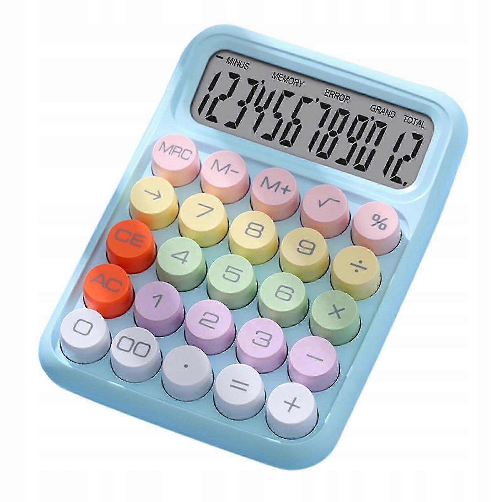 Printer Calculator Desk Calculator With Large Button With Mat