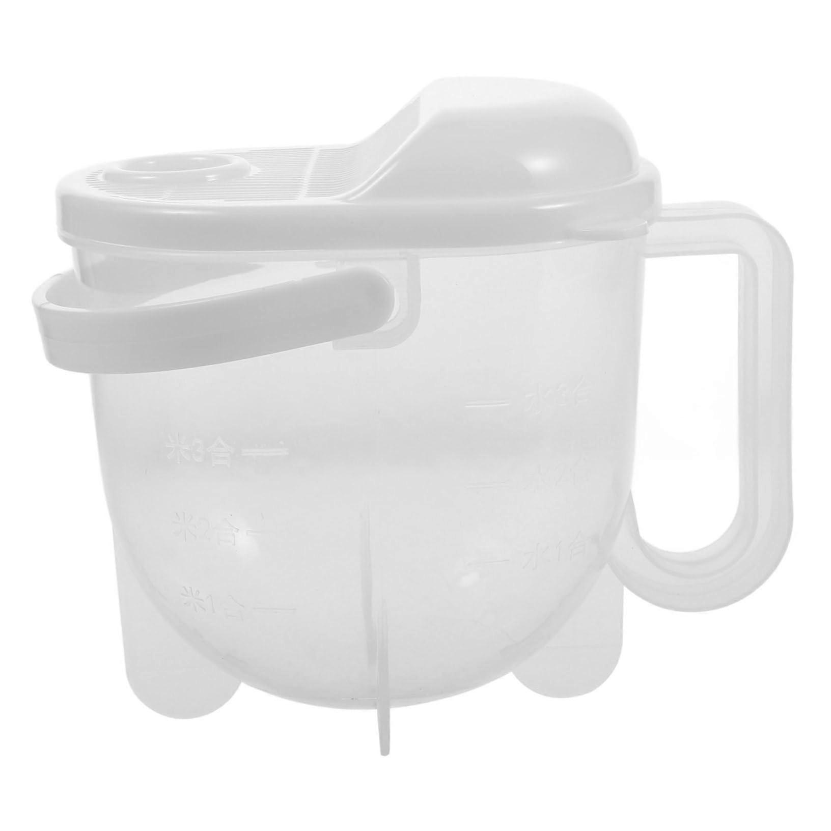 Rice Washer Strainer Bowl with Handle for Easy Grain Rinsing and Fruit Vegetable Draining