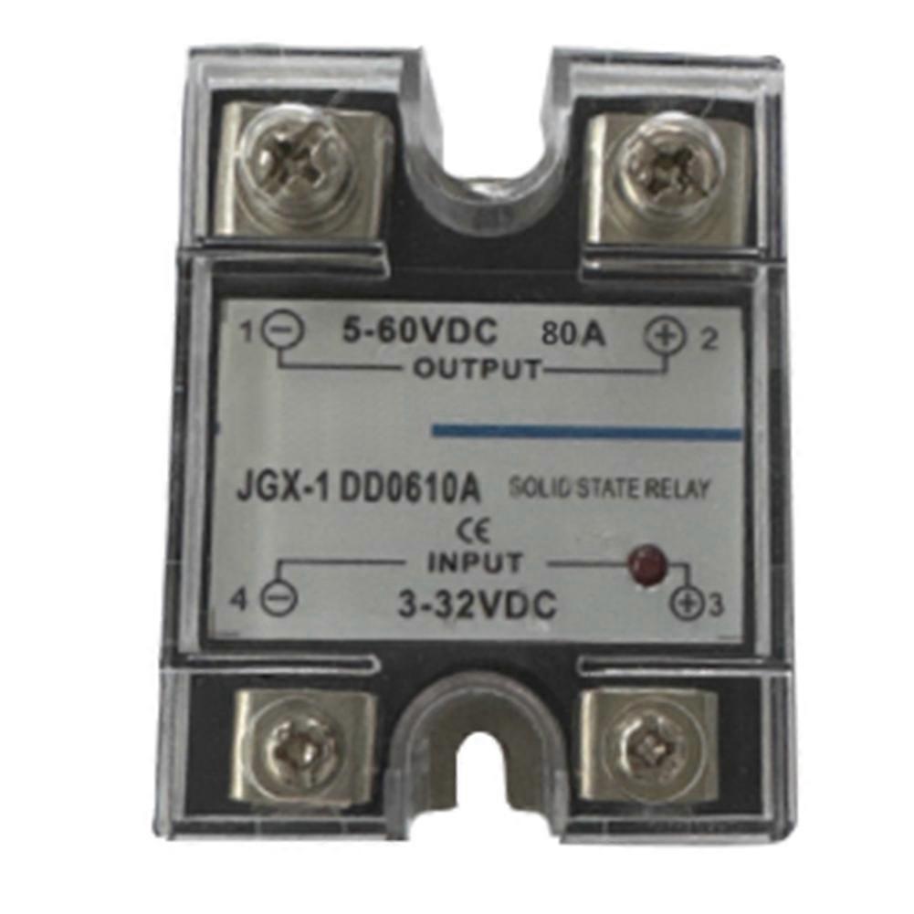 Single Phase Solid State Relay Single Phase SSR DC Control DC Solid State Relay 80DD