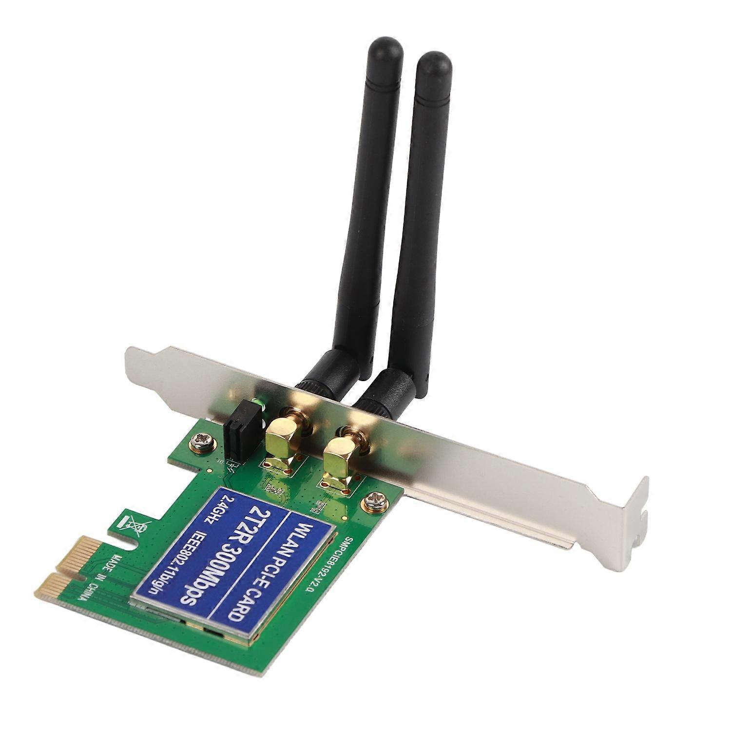 2.4G/5G 300Mbps PCI‑e Dual Band AP Wireless WiFi WLAN Adapter For Laptop