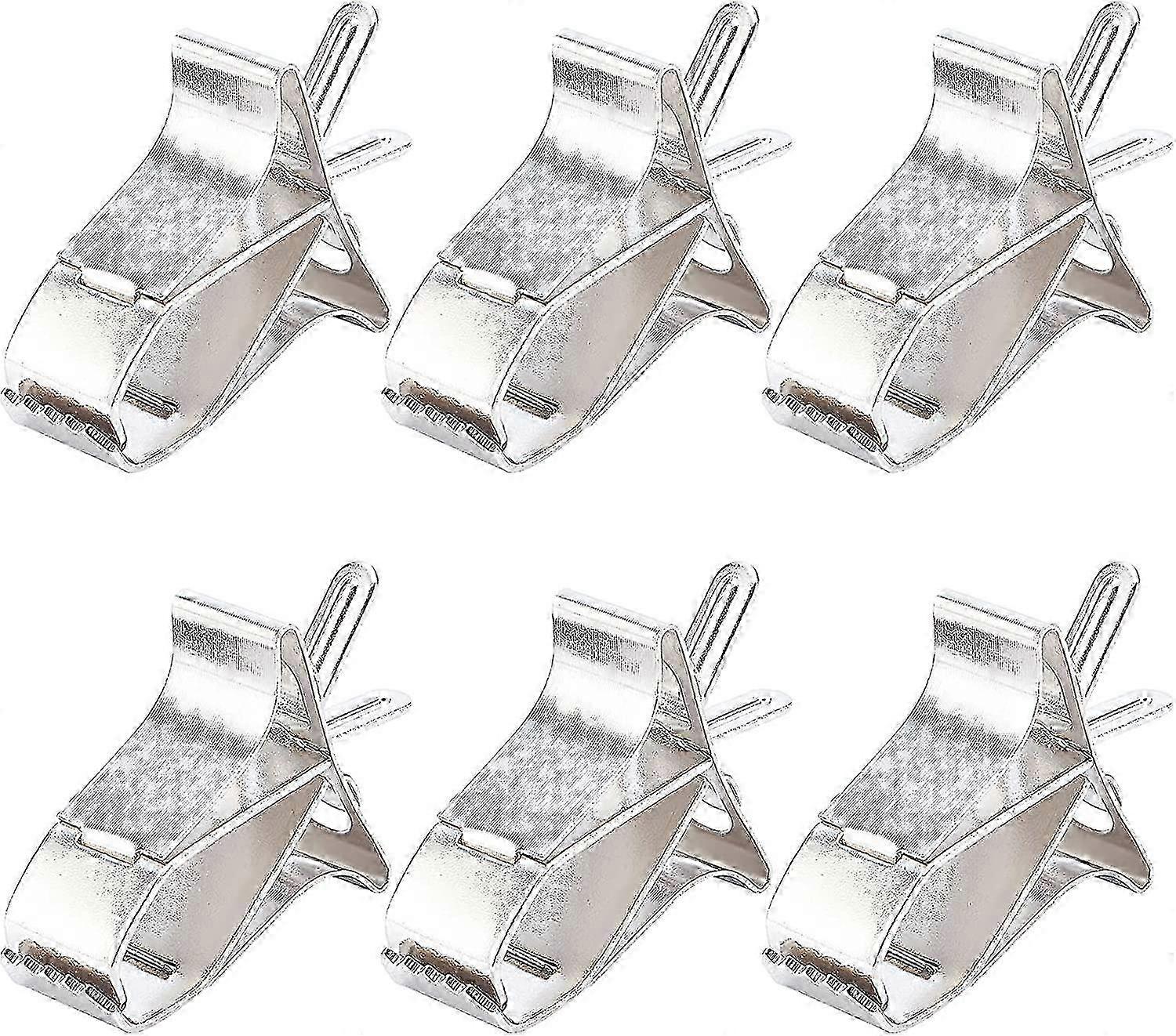 مشبك تغذية الببغاء الفضي - 6 قطع حامل خضروات قفص الطيور الدخن مع السنانير