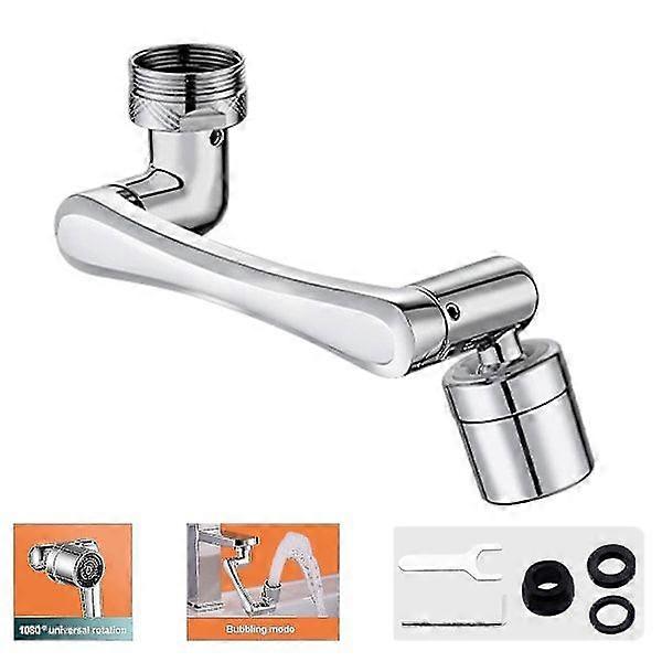 Universal rotating faucet extender robot arm water nozzle faucet adapter