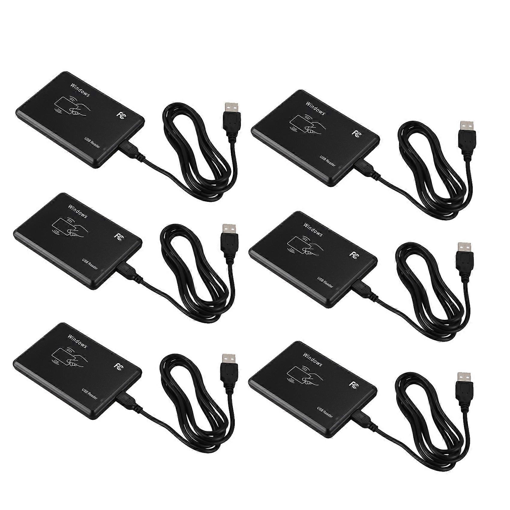 6X USB RFID DeskTop ID Card Reader Contactless Card Reader