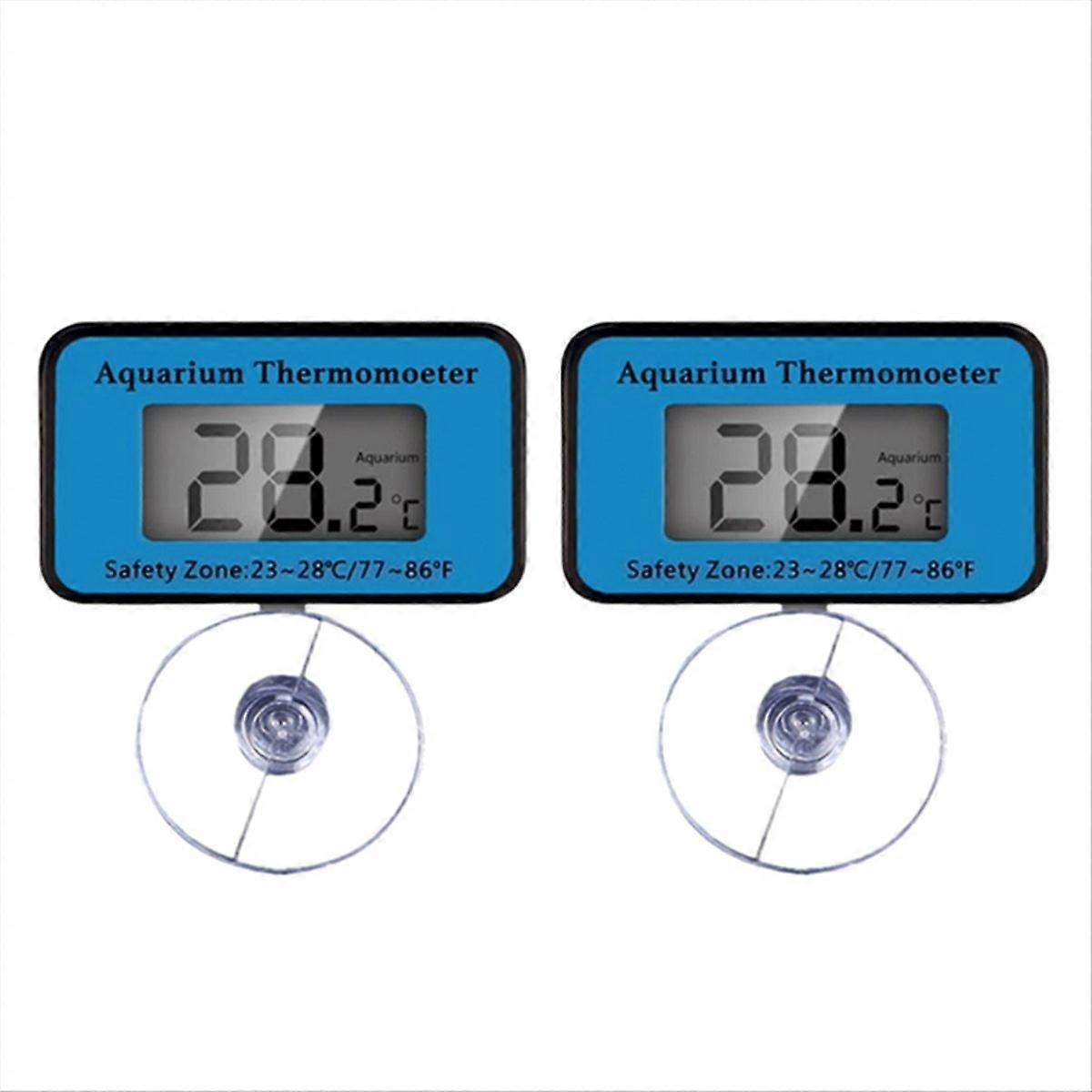 LCD Digital Aquarium Thermometer with Suction Cup Measurement