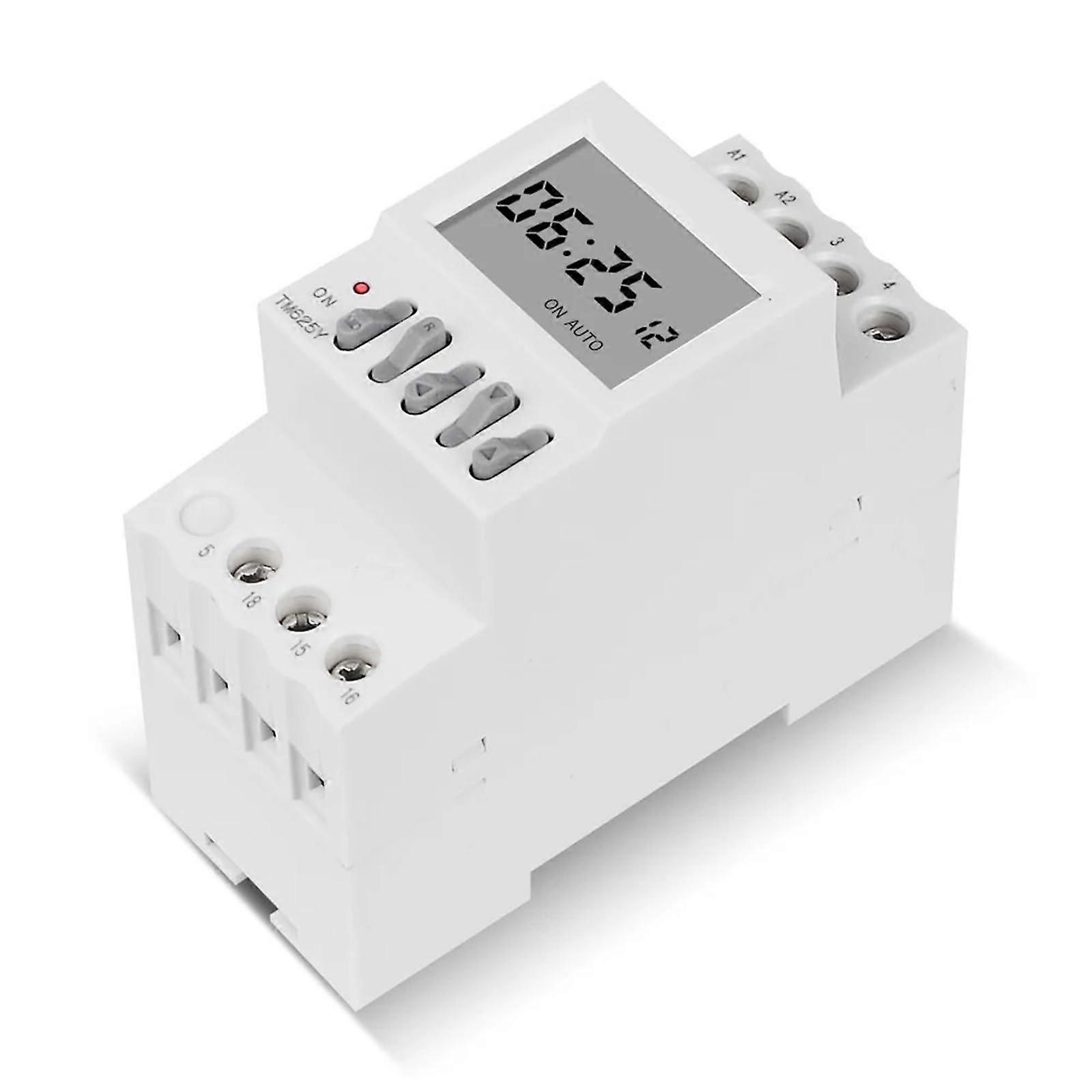 Programmable Timer Switch 220V DIN Rail Digital Time Relay with Automatic Loop Control and Instant Trigger