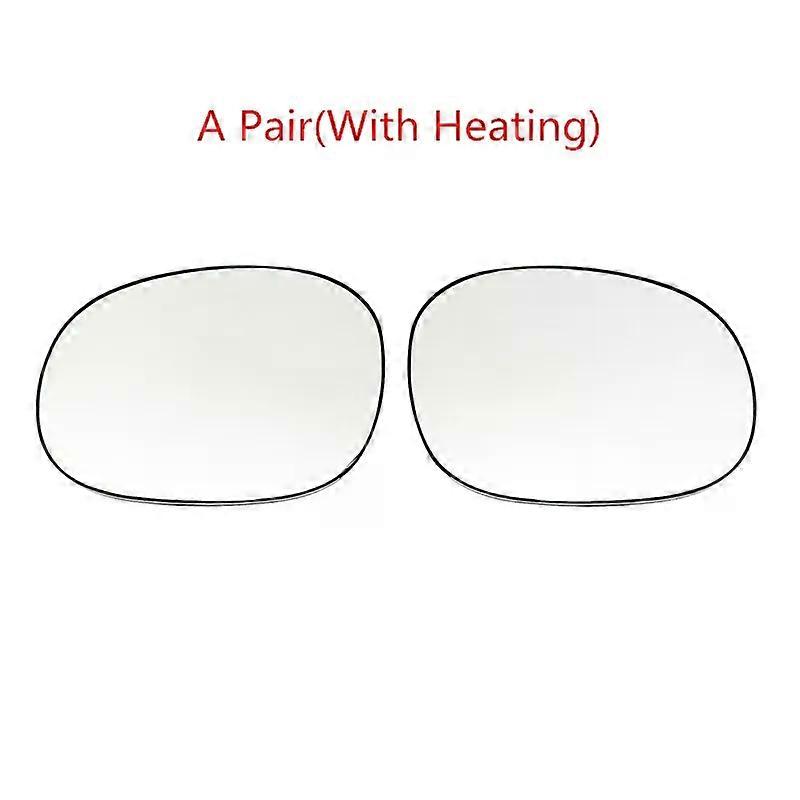 Side Mirror Glass For Peugeot 206 1007 Citroen C2 C3 Pluriel XSARA Picasso HD Heated Rearview Mirror Lens Automotive Accessories
