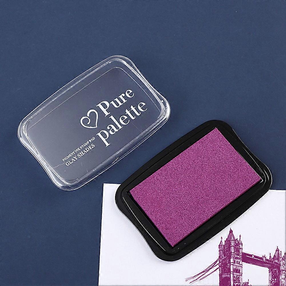 Solid Color Large Size Ink Pad For Stamp Diy Crafts Scrapbooking Rubber Inkpads