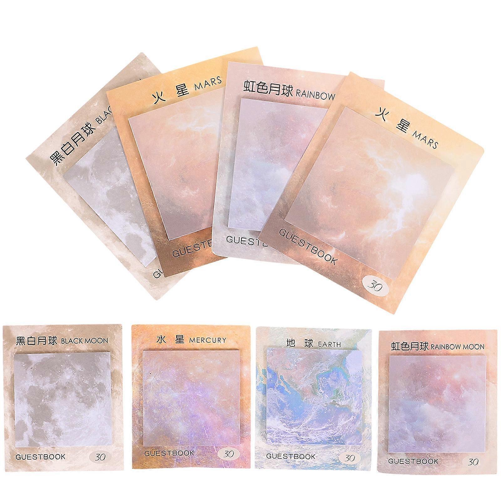 Paper Notes Stickers Used for Note Taking 8Pcs Assorted Color